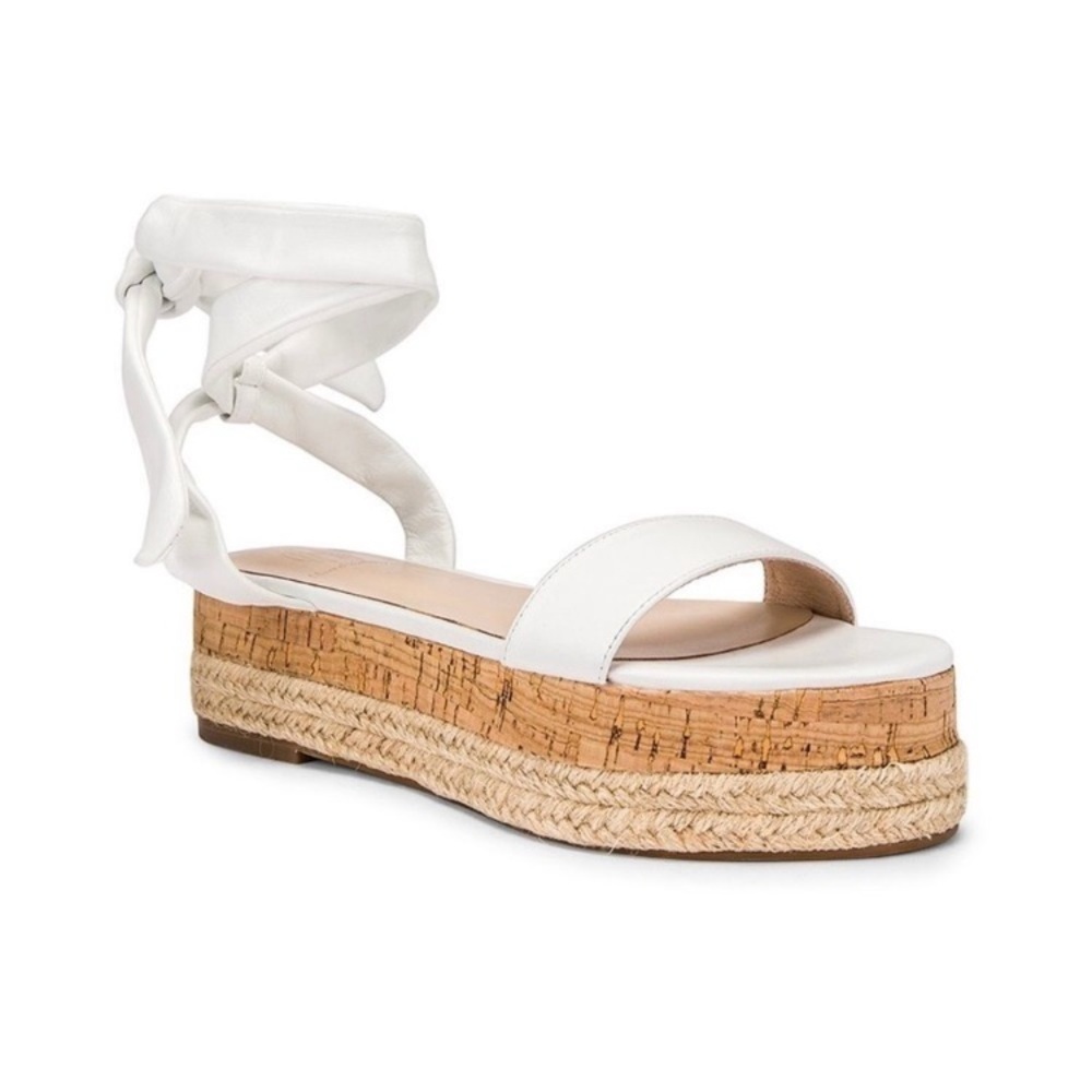 NEW House of Harlow White Espadrille Sandals